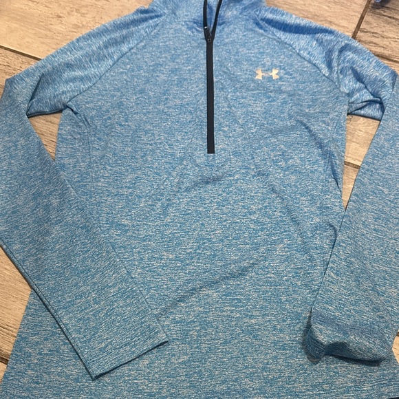 Under Armour Tops - Under Armour Women’s Blue Quarter-Zip Pullover Size SM